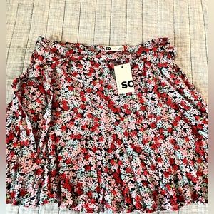 NWT SO floral skirt